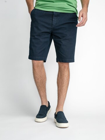 Petrol Industries Regular Chino Pants in Blue: front