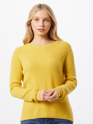 TOM TAILOR Sweater in Yellow: front