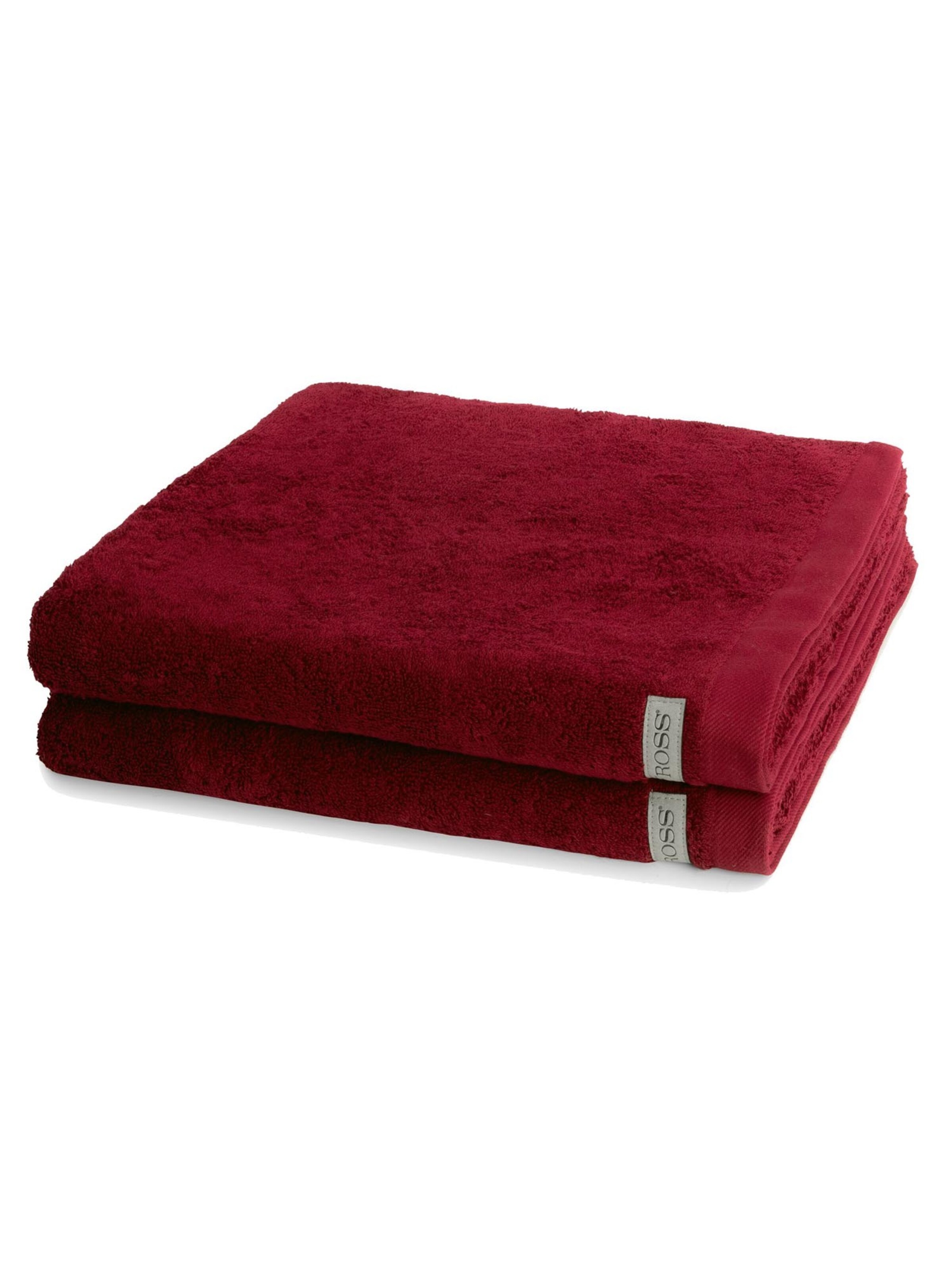 ROSS Handtuch 'Sinfonie'‌‌‌ in Rot: Vorderseite