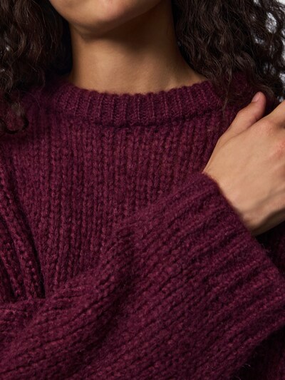 PIECES Sweater 'PCDORTHEA' in M in Berry, Item view