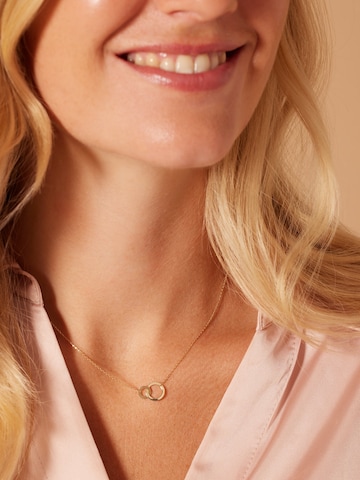 Lucardi Necklace 'Klassisch' in Gold: front