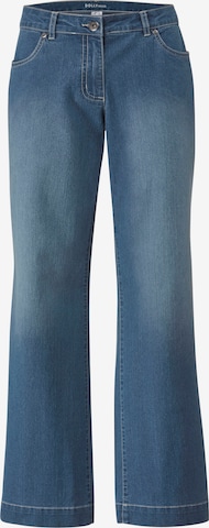 Dollywood Wide Leg Jeans in Blau: predná strana