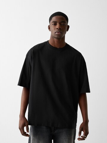 Bershka Shirt in Black: front