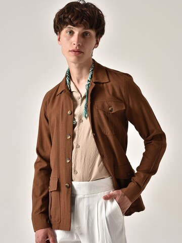 Antioch Regular fit Srajca | rjava barva