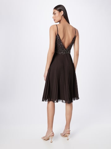 Unique Cocktail Dress in Brown