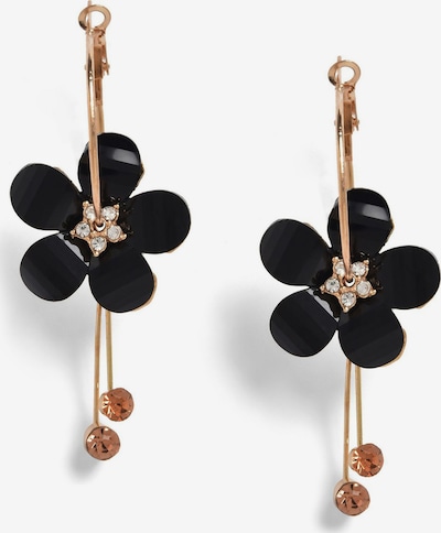 SOHI Earrings 'Brielle' in Gold / Black, Item view