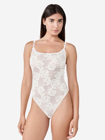 ETAM Bodysuit in Beige: front