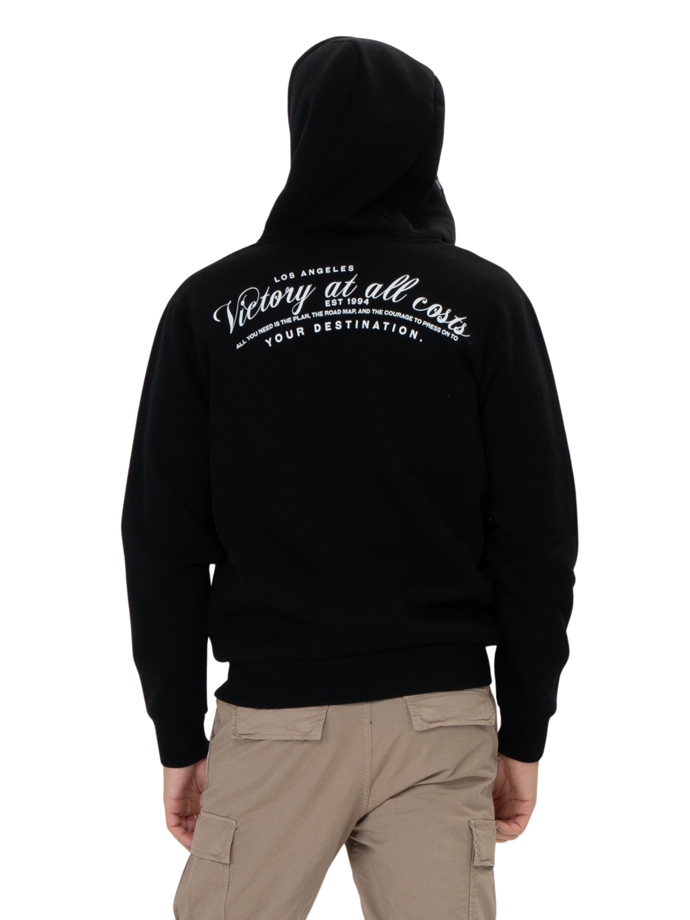 Key Largo Sweatjakke 'PATH' i sort