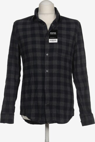 H&M Button Up Shirt in XS in Blue: front