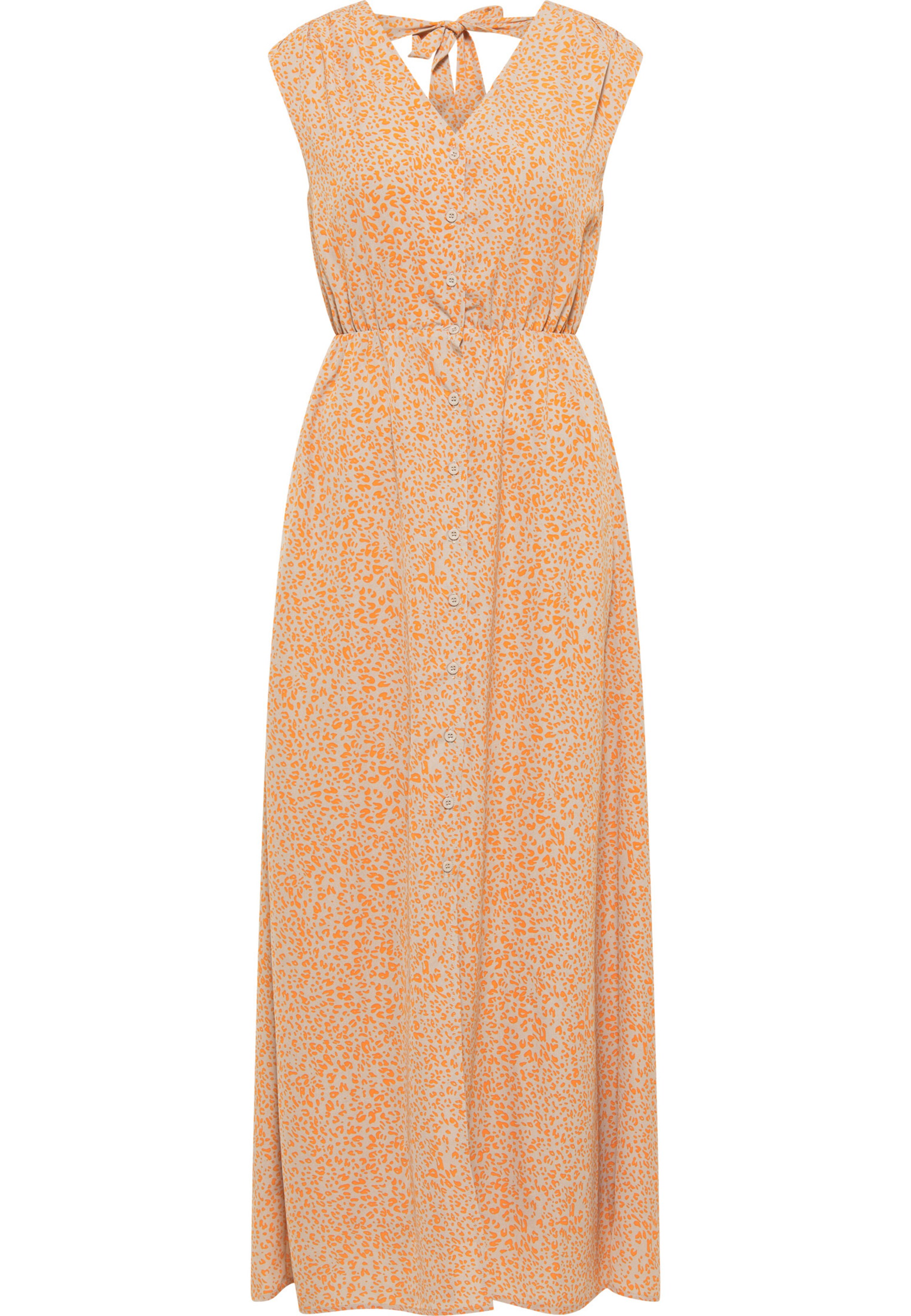 IZIA - Vestido em laranja: frente