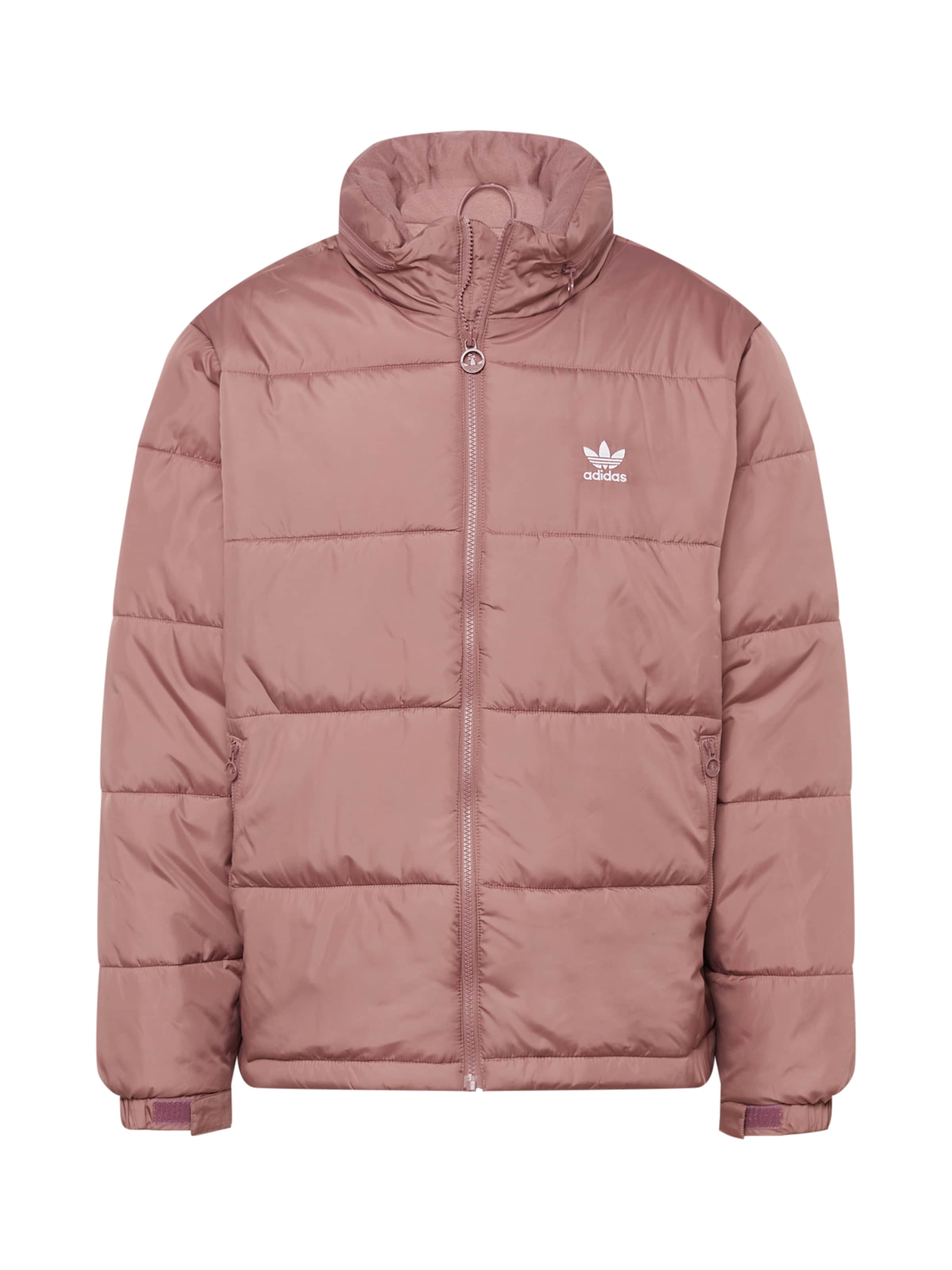 ADIDAS ORIGINALS Winterjacke 'Essentials' in pitaya / weiß, Produktansicht