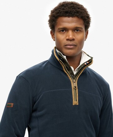 Veste en polaire Superdry en bleu