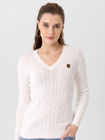 Jacey Quinn Sweater 'Joaquin' in White