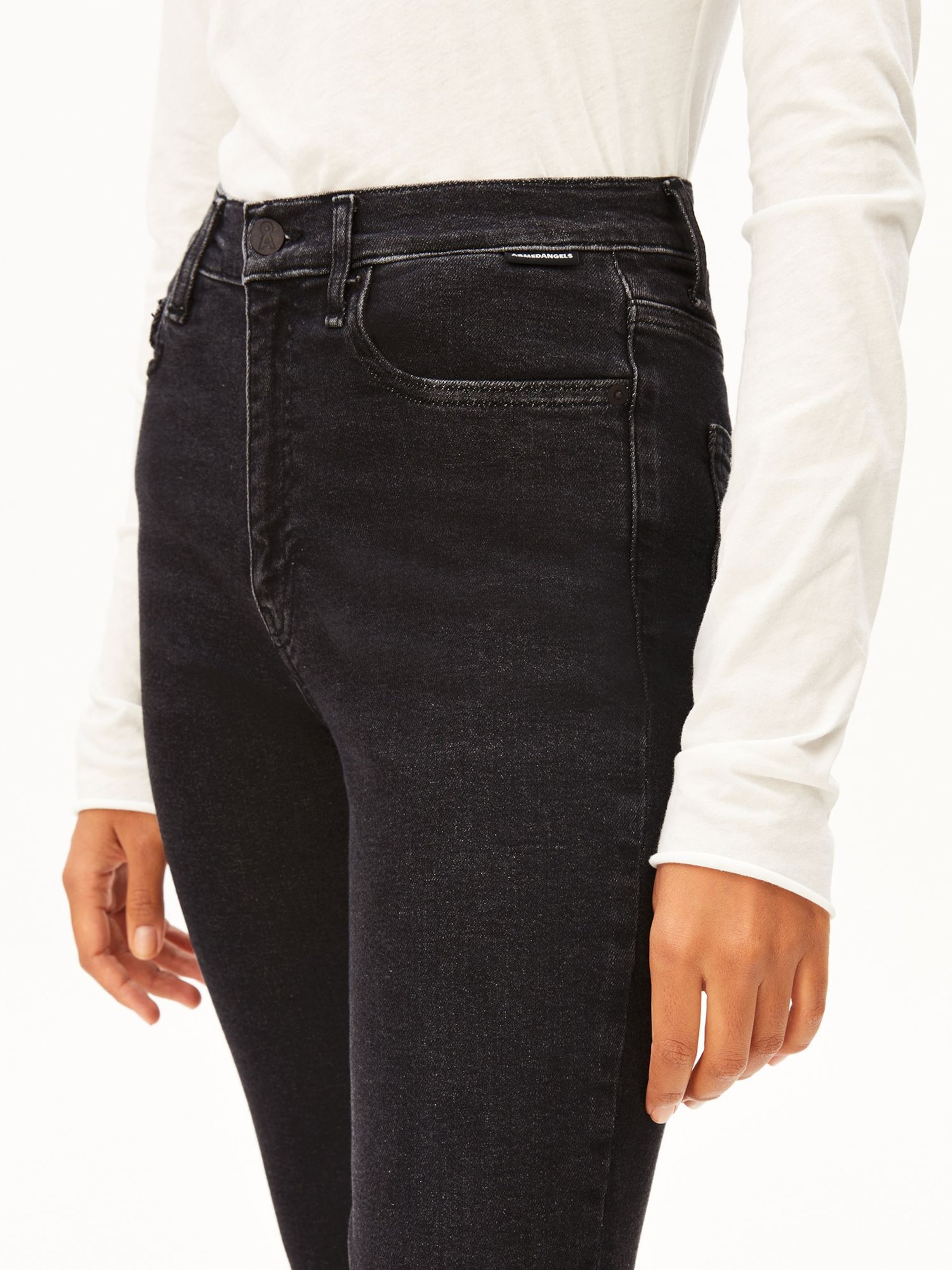 ARMEDANGELS Skinny Jeans 'Ingaa' in Black