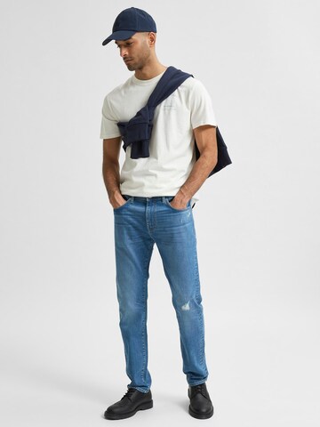 SELECTED HOMME Regular Jeans 'Leon' i blå