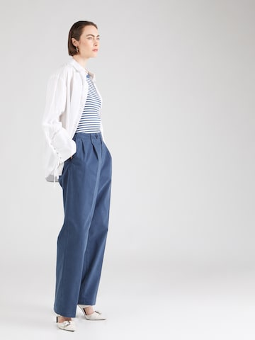Loosefit Pantalon à plis TOMMY HILFIGER en bleu