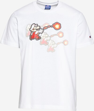 Champion Authentic Athletic Apparel T-Shirt in beige / gelb / orange / hellrot / weiß, Produktansicht