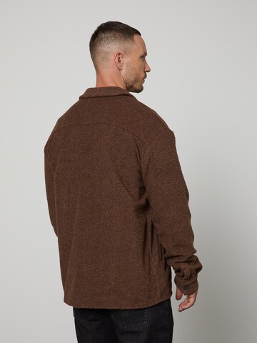 DAN FOX APPAREL Between-Season Jacket 'Lean' in Brown