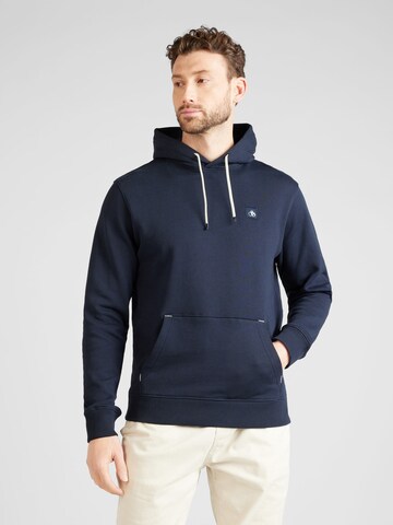 Sweat-shirt 'Essential' SCOTCH & SODA en bleu : devant