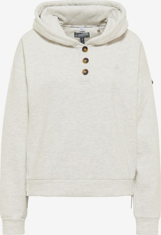 DreiMaster Vintage Sweatshirt in White: front