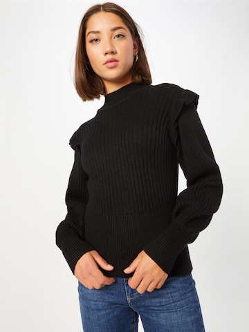 OBJECT Sweater 'Diva' in Black: front