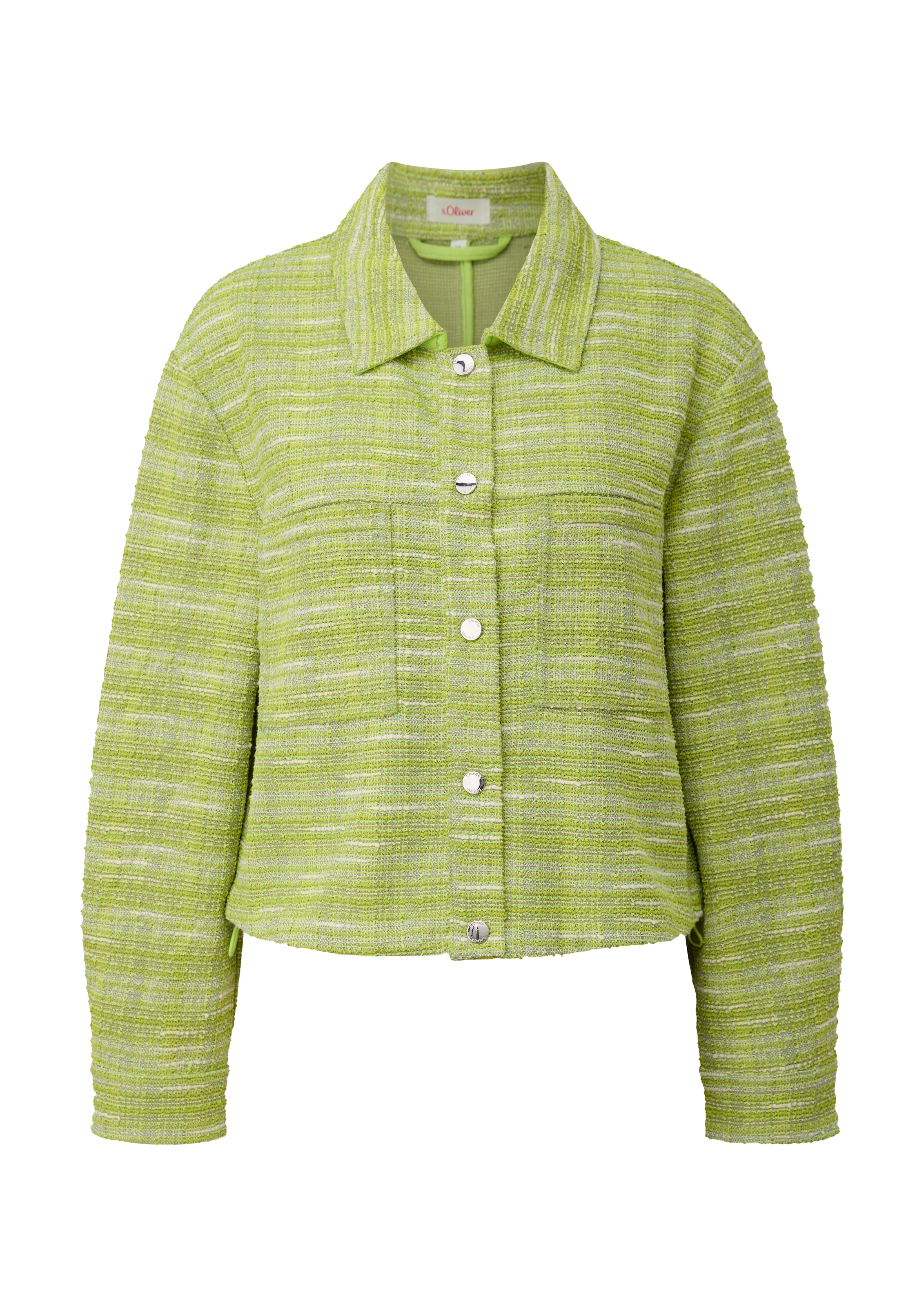 s.Oliver Kurtka przejściowa w kolorze zielony: przód