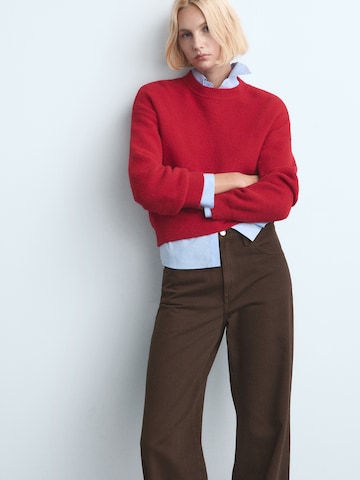 Wide leg Jeans 'DANILA' de la MANGO pe maro