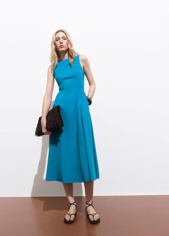 MANGO Kleid in Blau: Vorderseite
