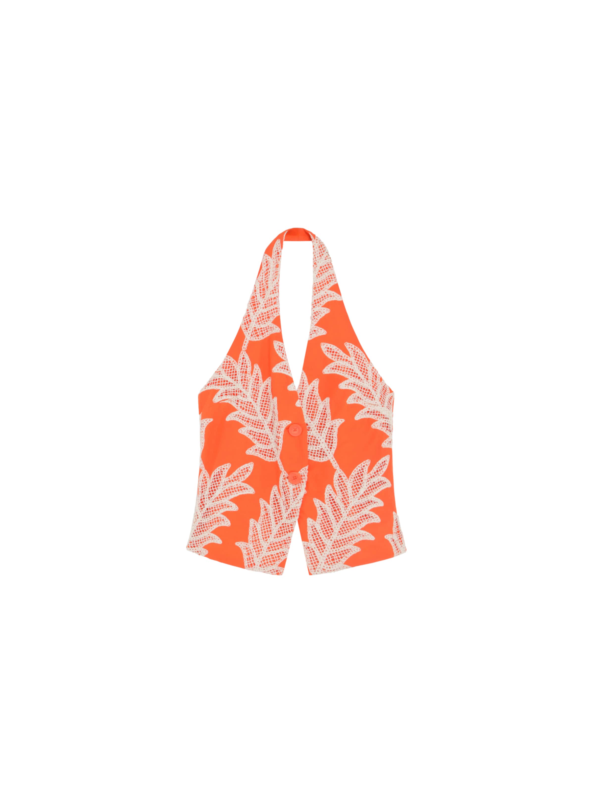 Gilet ' ' Scalpers en orange : devant