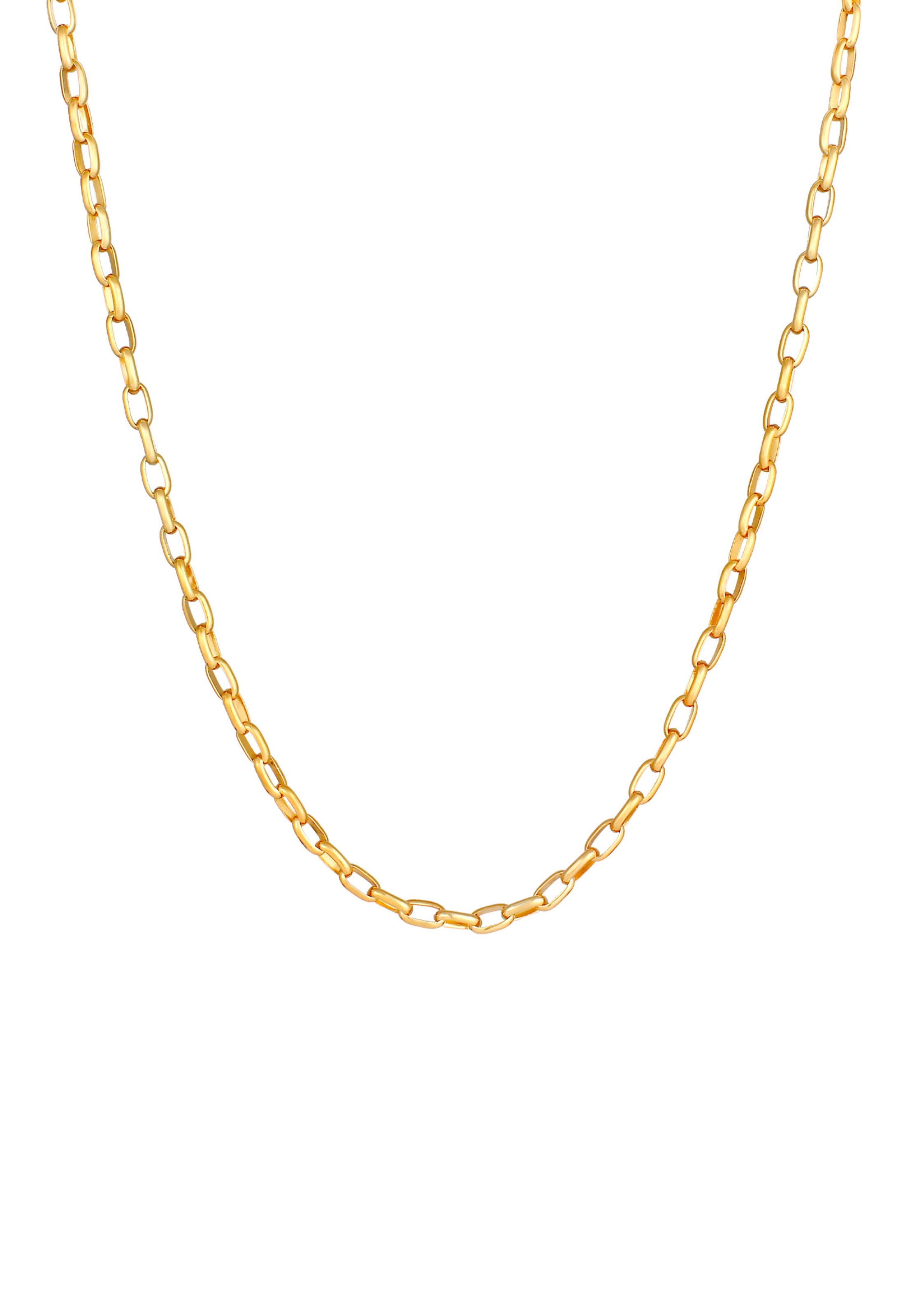 KUZZOI Halskette Basic Kette in Gold: Vorderseite