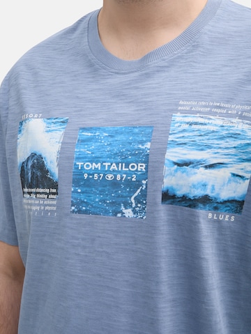 T-Shirt TOM TAILOR Men + en bleu