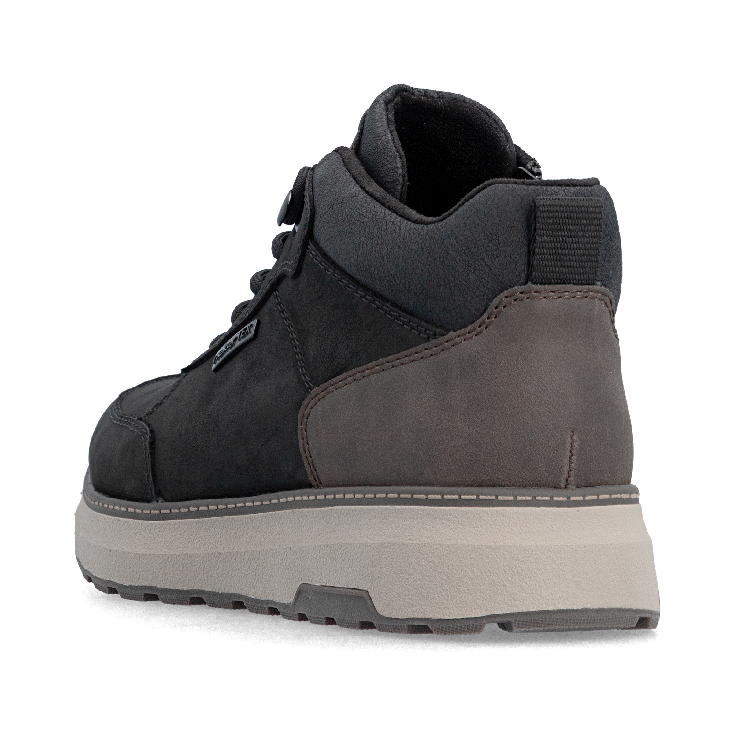 Chaussure à lacets Rieker en noir