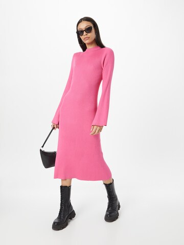 Lindex Gebreide jurk 'Ally' in Roze
