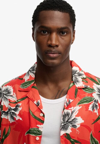 Superdry & Co Regular fit Button Up Shirt in Red