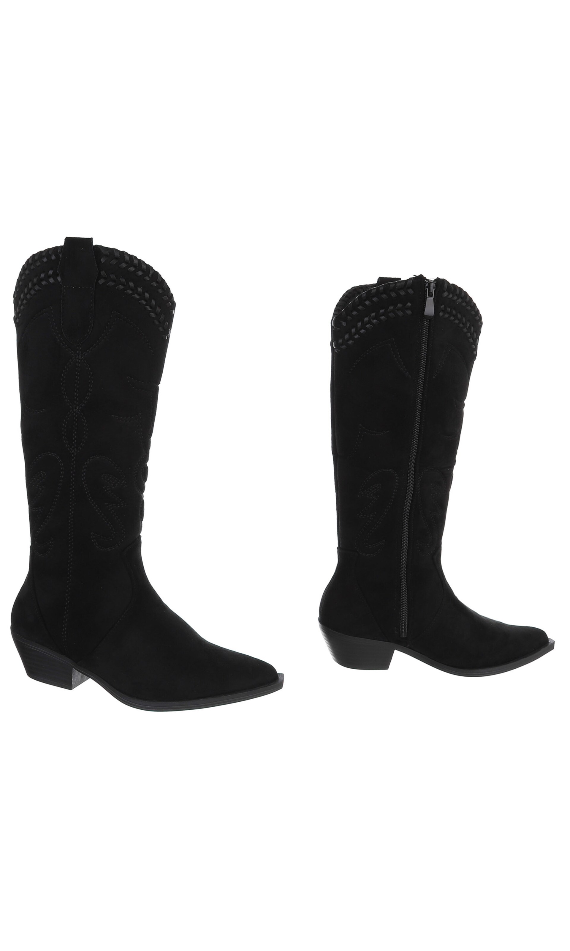 Ital-Design Stiefel in Schwarz