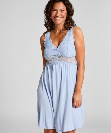 Hunkemöller Negligée in Blau: Vorderseite