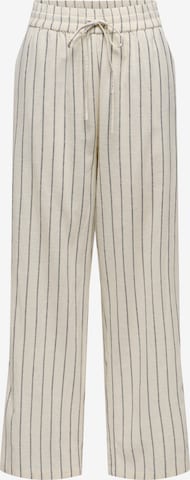 ONLY Wide leg Trousers 'ONLTIZANA' in Grey: front