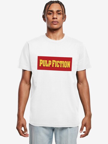 Maglietta 'Pulp Fiction' di Merchcode in bianco: frontale