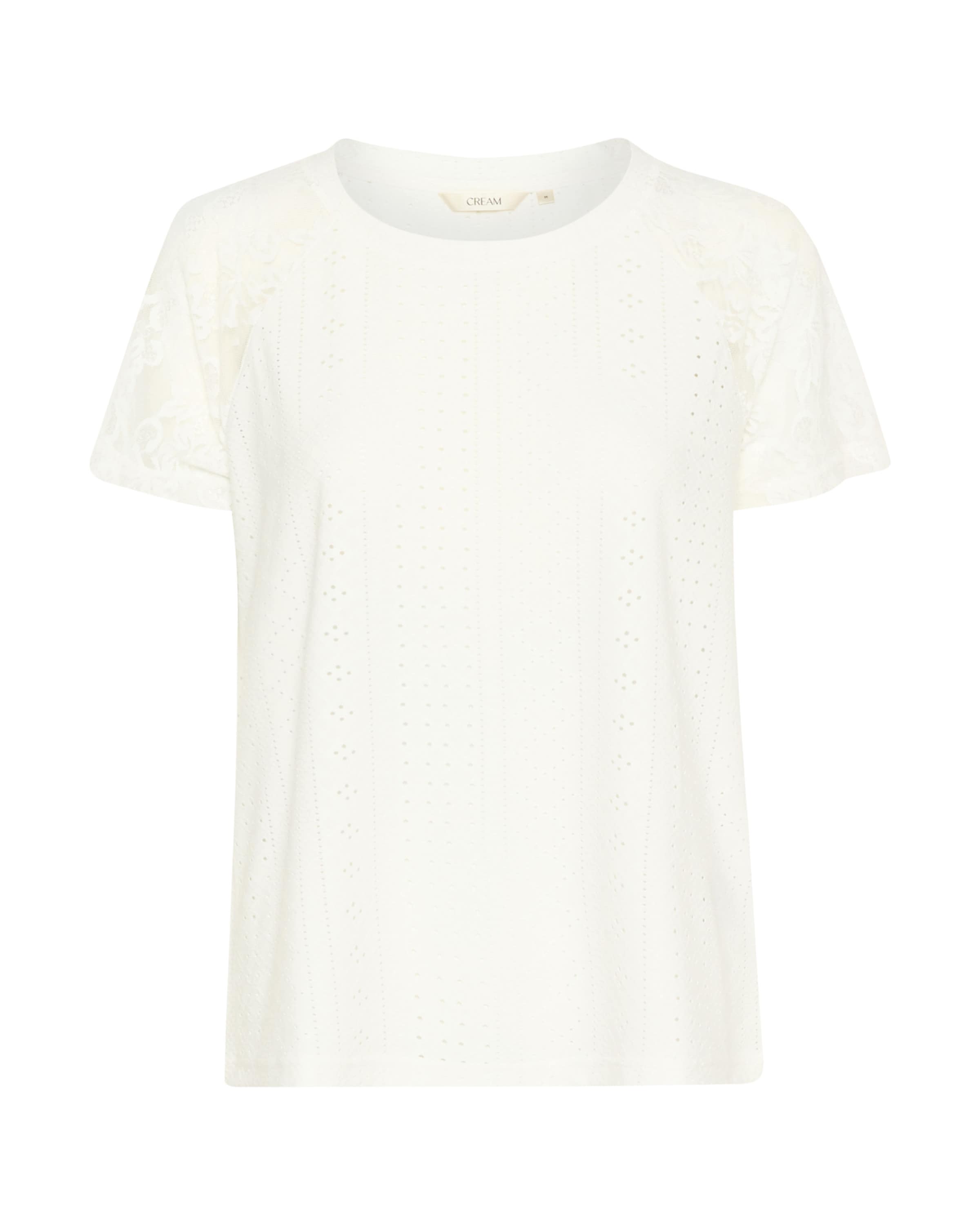 T-shirt 'Lone' Cream en blanc : devant