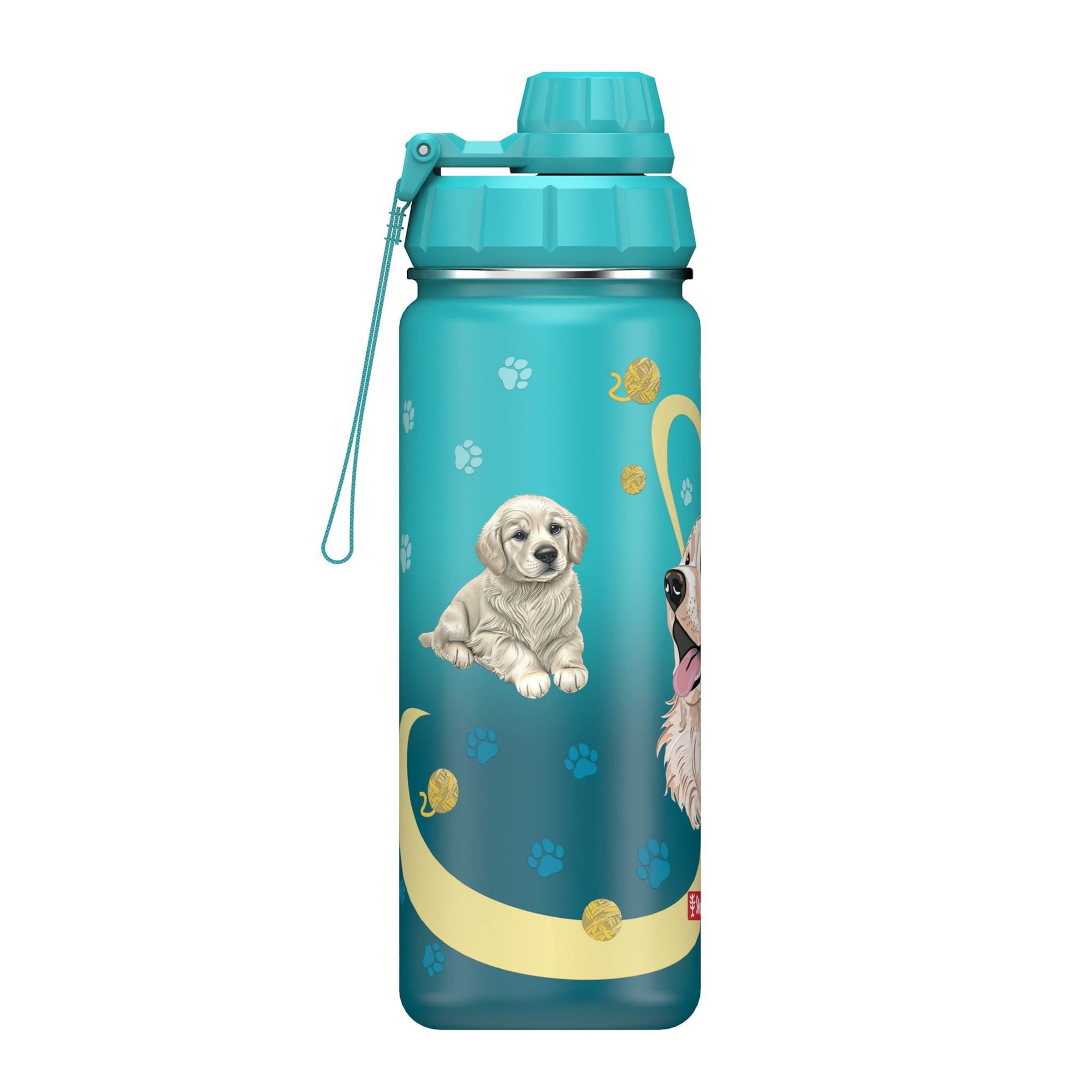 STEP BY STEP Trinkflasche in Blau: Vorderseite