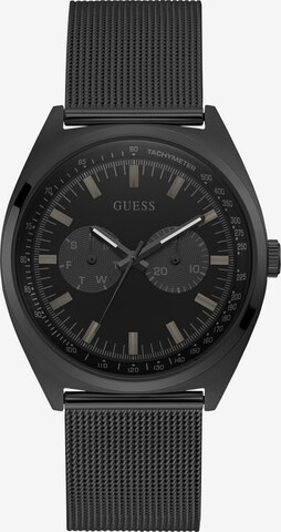 GUESS Uhr 'Blazer' in Schwarz: predná strana