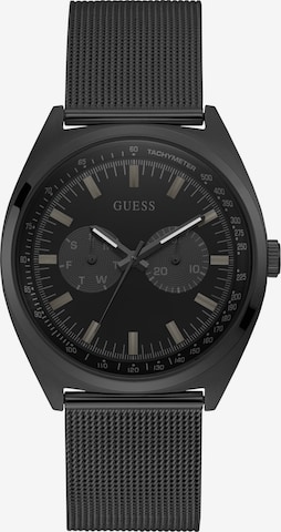GUESS Analoog horloge 'Blazer' in Zwart: voorkant