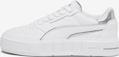 PUMA Baskets basses 'Cali Court' en argent / blanc, Vue avec produit