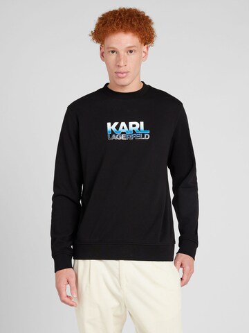 Karl Lagerfeld Sweatshirt in Schwarz: predná strana