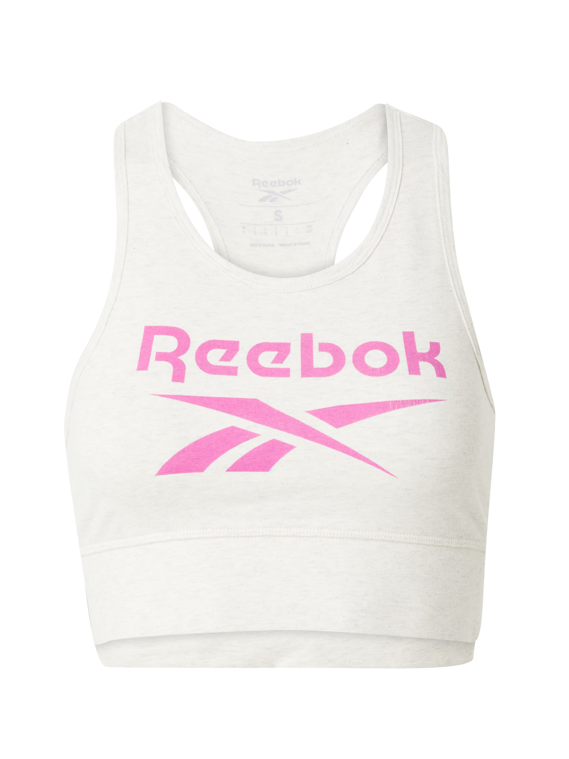Bustieră Sutien sport de la Reebok pe gri: față