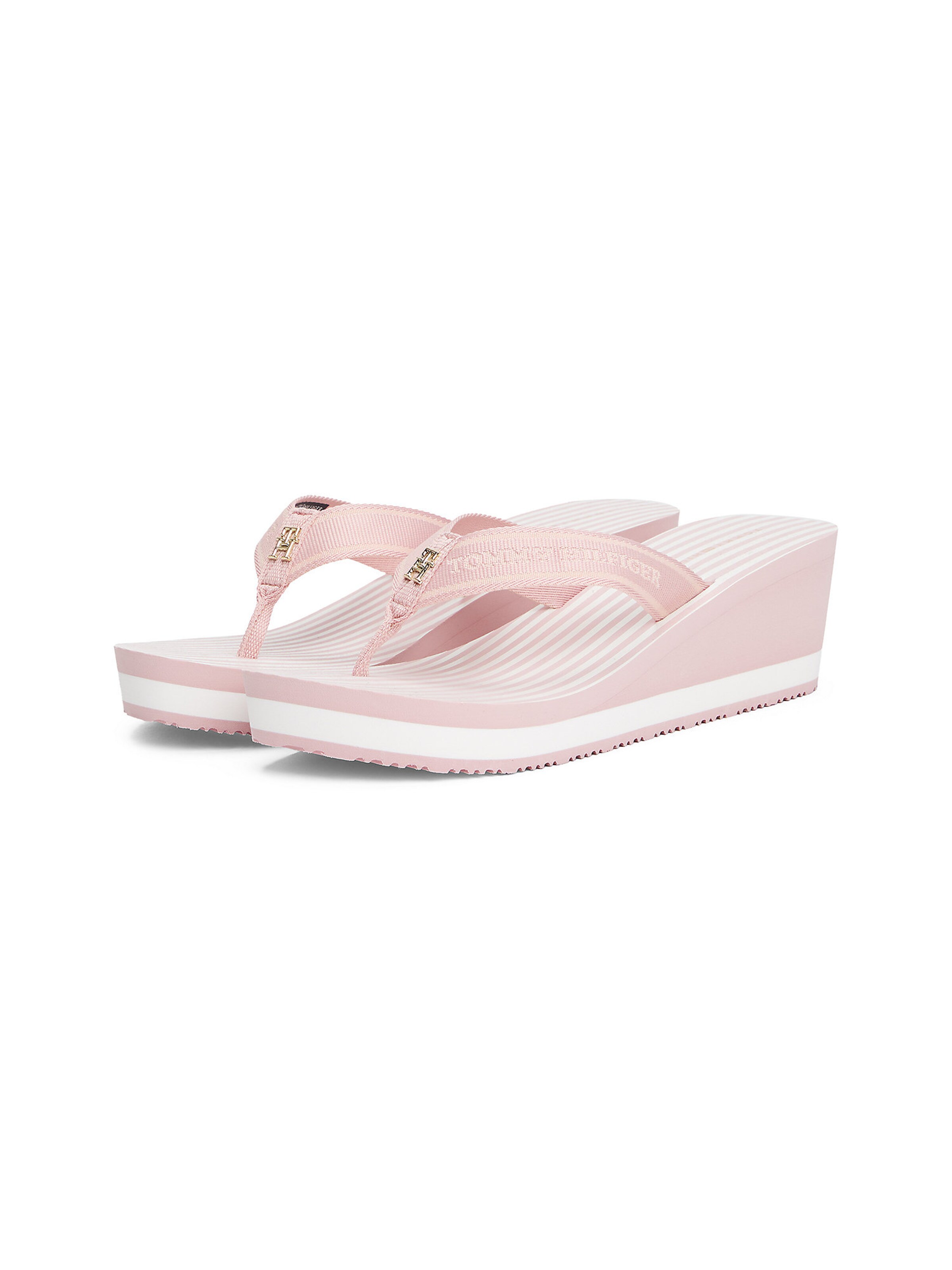 TOMMY HILFIGER T-bar sandals in Pink