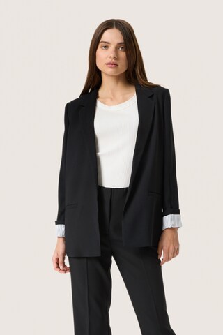 SOAKED IN LUXURY - Blazer 'SLShirley' en negro: frente