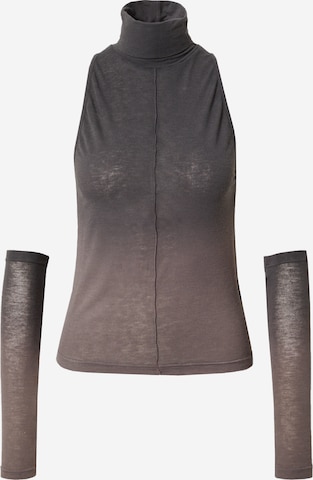 Bella x ABOUT YOU Top 'Jessie' in Grey: front