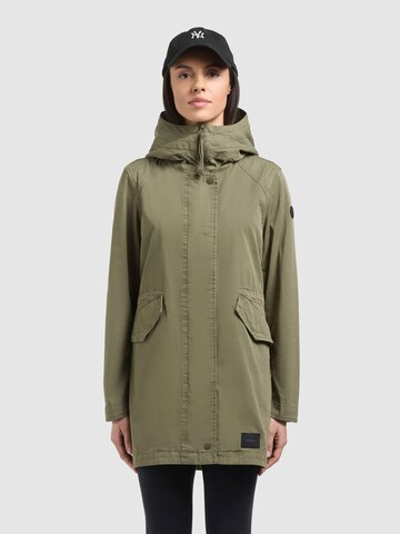 Manteau mi-saison 'Nika ' khujo en vert : devant
