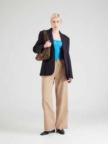 AMERICAN VINTAGE Top 'MASSACHUSETTS' – modrá